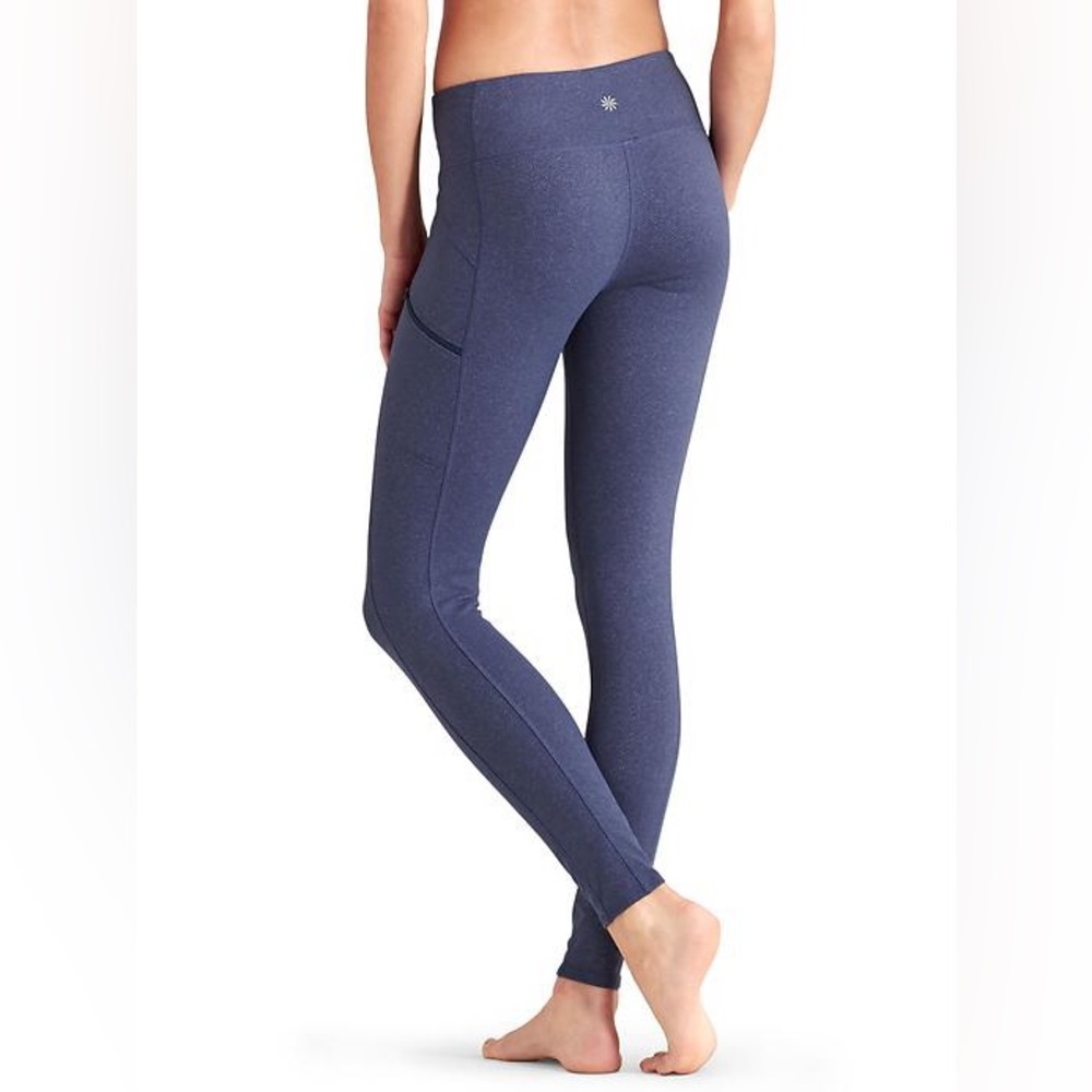 Athleta Pixy Drifter Performance Tights Deep Indigo PS - Picture 2 of 6